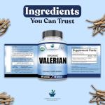 Organic Valerian Root Capsules for Calm and Sleep