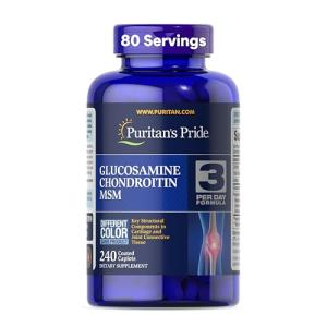 Puritan's Pride 3-a-Day Glucosamine, Chondroitin & MSM