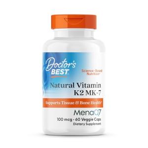 Doctor's Best Vitamin K2 Mk-7, 100mcg, 60 Capsules