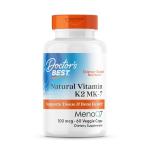 Doctor's Best Vitamin K2 Mk-7, 100mcg, 60 Capsules