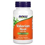 NOW Valerian Root 500 mg Herbal Supplement 100 Capsules
