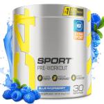 C4 Sport Preworkout Powder - Blue Raspberry Flavor