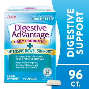 Digestive Advantage Bowel Support Probiotic - 96 Capsules