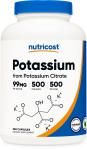 Nutricost Potassium Citrate 99mg - 500 Capsules