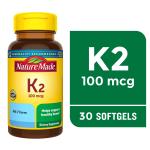 Nature Made Vitamin K2 Softgels for Bone Health