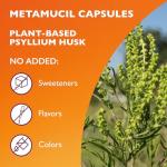 Metamucil Daily Fiber Psyllium Husk Capsules 300 Count