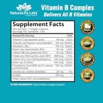 NaturaLife Labs B Complex with Vitamin C - 100 Veggie Capsules