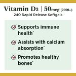 Nature's Bounty Vitamin D 2000 IU Softgels
