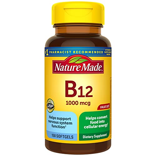 Nature Made B12 1000mcg Energy Supplement – 150 Softgels