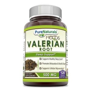 Pure Naturals Valerian Root 500mg, 120 Capsules