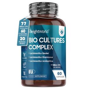 77 Billion CFU Probiotic Prebiotic Complex Capsules