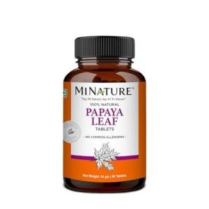 Vegan Papaya Leaf Tablets for Digestion and Platelets