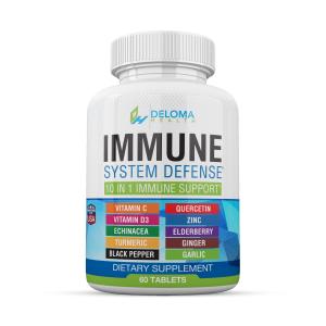 8-in-1 Immune Support with Vitamin C, D3 & Zinc