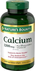 Calcium Plus Vitamin D3, 1200mg, 220 Softgels