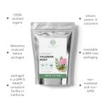 Organic Valerian Root - 4 oz Loose Leaf Tea