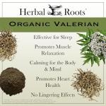 Organic Valerian Root Capsules - 900 mg - 60 Count