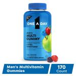 One A Day Men’s Multivitamin Gummies, 170 Count