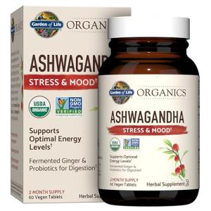 Garden of Life Organic Ashwagandha with Probiotics
