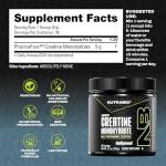 NutraBio Creatine Monohydrate - 150 Grams