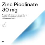 Thorne Zinc Picolinate 30 mg - Immune Support Capsules