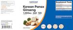 Nutricost Korean Red Ginseng 500mg, 240 Capsules