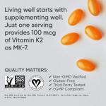 Sports Research Vitamin K2 MK7 with Coconut Oil