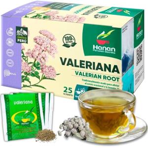 Hanan Valerian Root Tea – 25 Relaxing Tea Bags