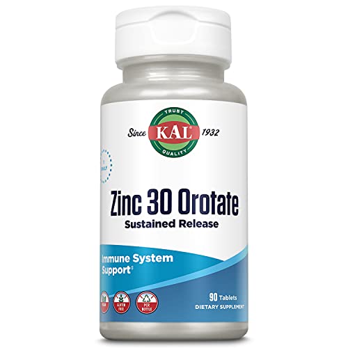 Zinc Orotate 30mg | Sustained Release | 90 Tablets