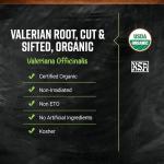 Organic Valerian Root, Cut & Sifted, 1lb