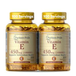 Puritan's Pride Vitamin E 450 mg, 100 Count
