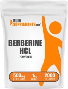 BulkSupplements Berberine HCl 500mg for Digestion