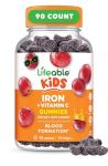 Kids’ Iron Gummies with Vitamin C - 90 Count