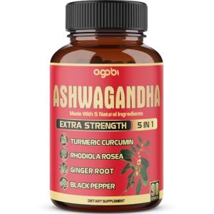 Ashwagandha Capsules with Turmeric & Ginger Support