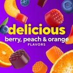 Vitafusion Adult Multivitamin Gummies - Berry, Peach, Orange