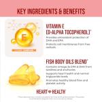 Omega 3 Fish Oil with Vitamin E Softgels