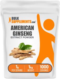 BulkSupplements Panax Ginseng Extract Powder