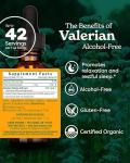 Organic Valerian Root Liquid Extract for Sleep