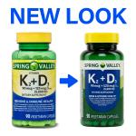 Spring Valley Vitamin K2 & D3 Veggie Capsules