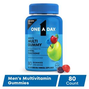 One A Day Men's Multivitamin Gummies, 80 Count