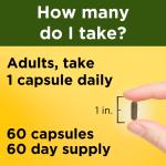 Ashwagandha Capsules 125mg for Stress Relief, 60 Count