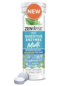 Zenwise Chewable Digestive Enzymes with Bromelain, 30ct