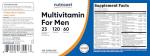 Nutricost Men’s Multivitamin - 120 Capsules