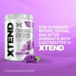 XTEND BCAA Powder Glacial Grape for Recovery
