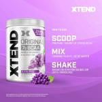 XTEND BCAA Powder Glacial Grape for Recovery