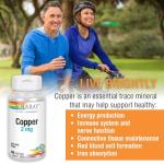 Solaray Copper 2 mg for Immune & Nerve Support