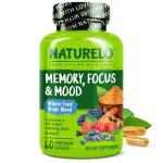 Naturelo Brain Blend Supplement for Memory and Focus
