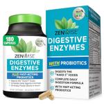 Zenwise Digestive Enzymes with Probiotics, 180 Count
