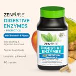 Zenwise Digestive Enzymes with Probiotics, 180 Count