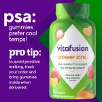 Vitafusion Power Zinc Gummies 90 Strawberry Tangerine