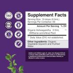 Organic Ashwagandha Liquid Drops for Energy & Mood